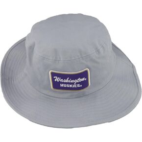 ZHATS Standard NCAA Officially Licensed Bucket Hat Patch Gray Brick