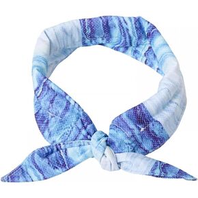 Dog Cooling Bandana, Breathable Dog Cooling Collar, Anti Heat Pet Neck Scarf for Summer Beach Walking Running Mountaineering