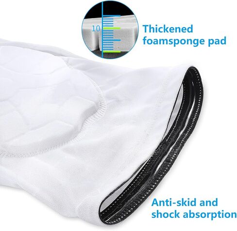 Padded Knee Pads Basketball Volleyball Football Antislip Sports Knee Brace for Adults (1Pair) in Saudi Arabia