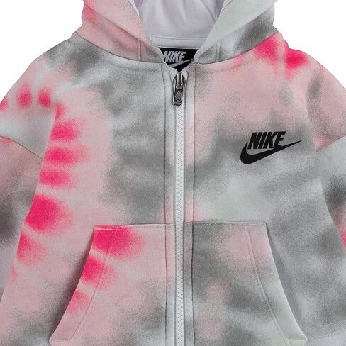 حذاء Nike للفتيات من الصوف بسحاب كامل بسحاب كامل (للأطفال الصغار) Hyper Pink 4 Little Kid in Saudi Arabia