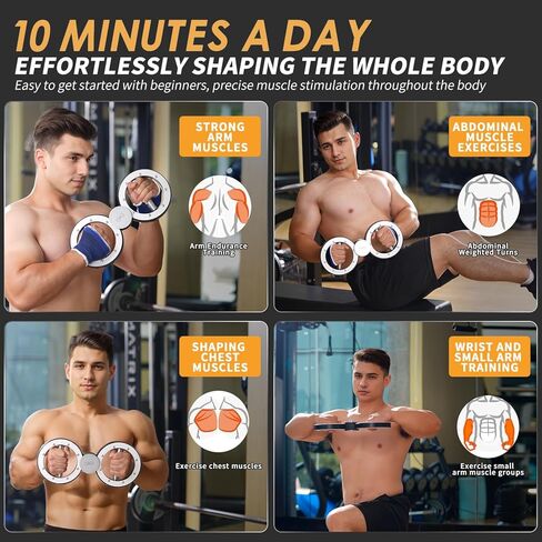 Burn Machine，Forearm Strengthener Trainer - 8-12 Pounds Adjustable Resistance Forearm Exercise Equipment, Bicep and Wrist Strengthener, Hand Grip Strengthener, Portable Home Gym Equipment in Kuwait