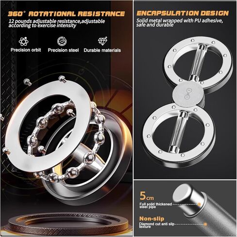 Burn Machine，Forearm Strengthener Trainer - 8-12 Pounds Adjustable Resistance Forearm Exercise Equipment, Bicep and Wrist Strengthener, Hand Grip Strengthener, Portable Home Gym Equipment in Kuwait