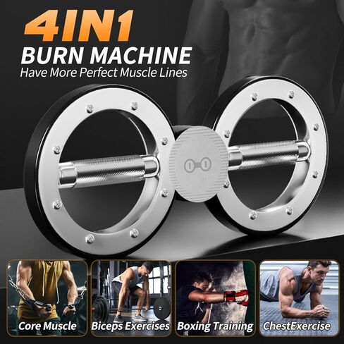 Burn Machine，Forearm Strengthener Trainer - 8-12 Pounds Adjustable Resistance Forearm Exercise Equipment, Bicep and Wrist Strengthener, Hand Grip Strengthener, Portable Home Gym Equipment in Kuwait