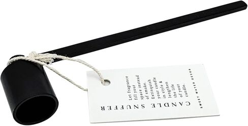 ديكور الماء الحلو مطفأة الشموع السوداء | إكسسوارات العناية بالشموع لمحبي الشموع | أدوات صيانة الشموع in Kuwait