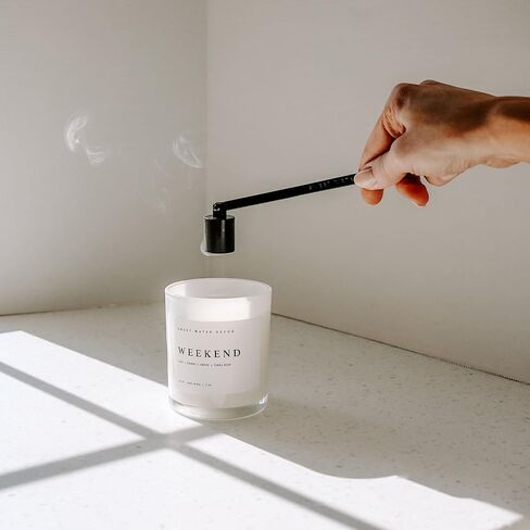 ديكور الماء الحلو مطفأة الشموع السوداء | إكسسوارات العناية بالشموع لمحبي الشموع | أدوات صيانة الشموع in Kuwait