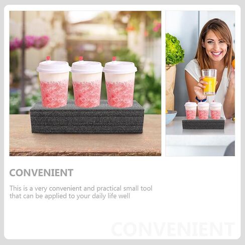 4 قطع من كليسبيد، حامل أكواب مشروب الشاي والحليب، صواني الأكواب الورقية، حامل أكواب القهوة للسيارة، حامل أكواب المشروبات الرغوية، حامل زجاجات الشاي، زجاجة شاي الحليب، قطن لؤلؤي، خارجي in Kuwait