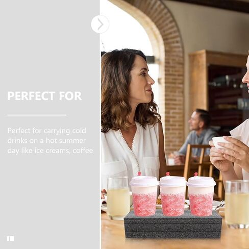 4 قطع من كليسبيد، حامل أكواب مشروب الشاي والحليب، صواني الأكواب الورقية، حامل أكواب القهوة للسيارة، حامل أكواب المشروبات الرغوية، حامل زجاجات الشاي، زجاجة شاي الحليب، قطن لؤلؤي، خارجي in Kuwait