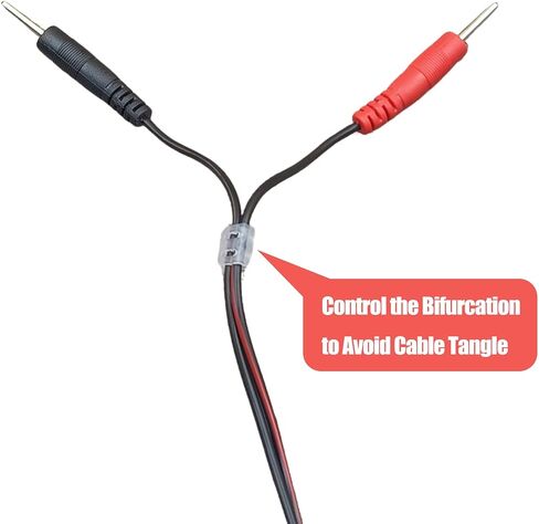 TENS Unit Electrodes Lead Wires: 3 Pieces BesCable 2mm Pin TENS Unit Replacement Cables Cords Wire for TENS 7000, for TENS 3000, for Accurelief and so on in Saudi Arabia