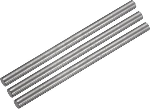 PATIKIL Graphite Rod Graphite Stirring Rod Cylinder Stick Carbon Rod 150x6mm Black for Electrode, Melting Casting, Crucibles, Pack of 3 in Saudi Arabia