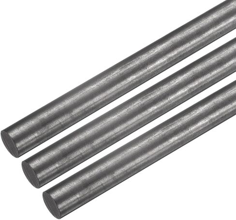 PATIKIL Graphite Rod Graphite Stirring Rod Cylinder Stick Carbon Rod 150x6mm Black for Electrode, Melting Casting, Crucibles, Pack of 3 in Saudi Arabia