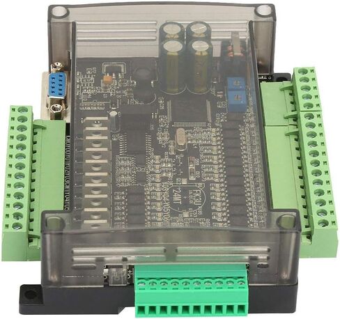 وحدة التحكم الصناعية PLC، وحدة التحكم PLC 6 مدخلات تناظرية 32 بت MCU 14 مدخل 10 لوحة إخراج ترانزستور 24 فولت 24MT لصمام الملف اللولبي لمحرك الأقراص in Saudi Arabia
