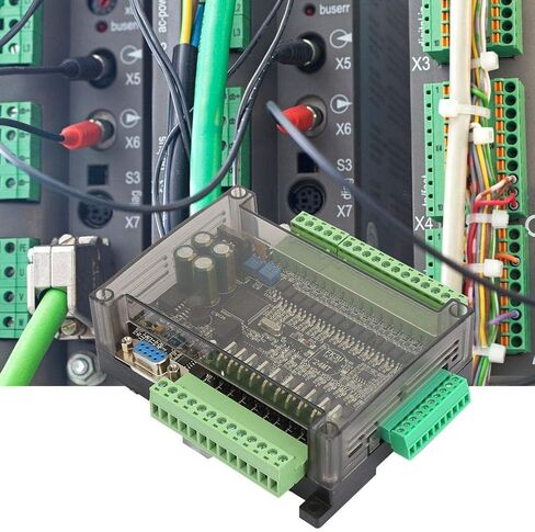 وحدة التحكم الصناعية PLC، وحدة التحكم PLC 6 مدخلات تناظرية 32 بت MCU 14 مدخل 10 لوحة إخراج ترانزستور 24 فولت 24MT لصمام الملف اللولبي لمحرك الأقراص in Saudi Arabia