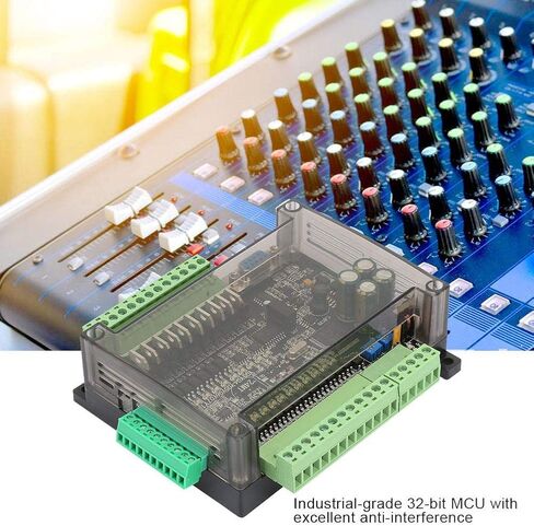 وحدة التحكم الصناعية PLC، وحدة التحكم PLC 6 مدخلات تناظرية 32 بت MCU 14 مدخل 10 لوحة إخراج ترانزستور 24 فولت 24MT لصمام الملف اللولبي لمحرك الأقراص in Saudi Arabia