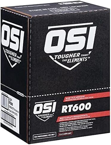 OSI RT600 Terracotta Roof Tile Adhesive 10-Ounce Cartridge (1810372),Terracotta, Grey in Saudi Arabia