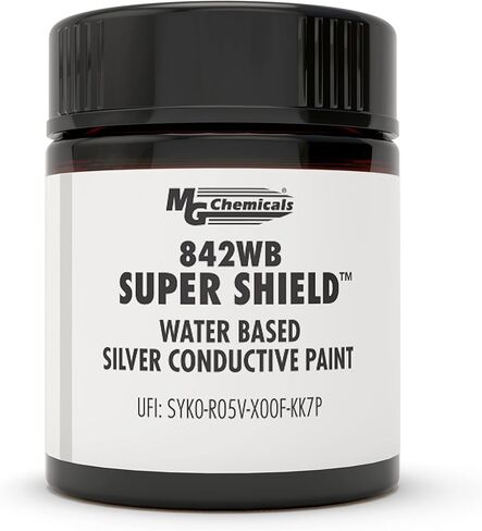 MG Chemicals - 842WB-15ML Super Shield Water Based Silver Conductive Coating, 12 mL in Saudi Arabia