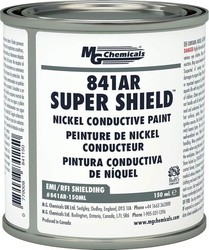 MG Chemicals 841AR-150ML Nickel Super Shield Conductive Coating, 150 mL, Metal Jar in Kuwait