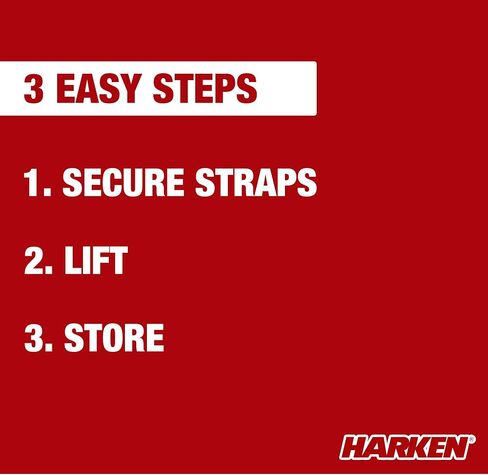 HARKEN - Kayak Overhead Garage Storage Hoist, Self-Leveling, Safe Anti-Drop System, Easy One-Person Operation, Smart Garage Organization in Saudi Arabia