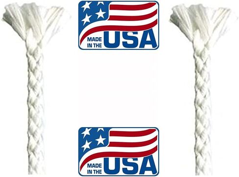 -1/16" x 10' Feet Round Fiberglass Wicks Long Life Replacement Torch Wicks Kerosene Oil Lamp Lanterns Wine Bottle Candle (116) (1) 001 in Kuwait