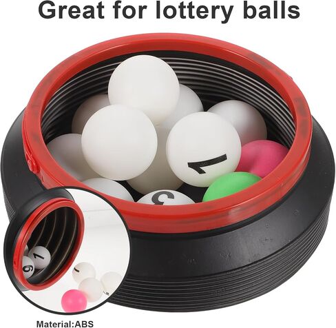 13pcs Numbered Bingo Balls Replacement Bingo Pong Balls Table Tennis Balls for Game Party Decoration with Storage Bucket in Saudi Arabia