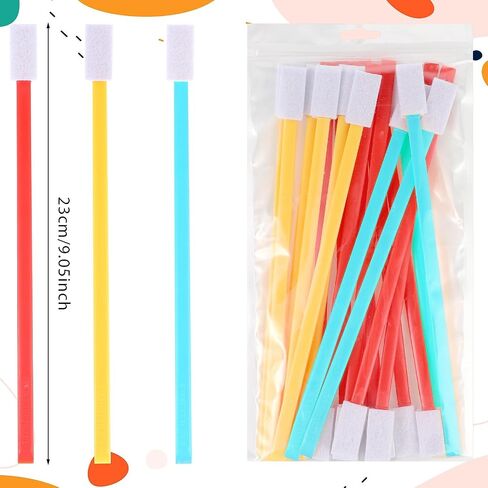 20 Pcs Foam Cleaning Swabs, Lint Free Swabs for keyboard Camera Printer Window Rails Door Slots Fans Disposable Crevice Cleaning Tool in Saudi Arabia