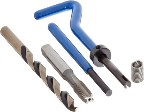 E-Z Lok SK40910 Metric Helical Threaded Insert Kit, 304 Stainless Steel, M10-1.5 Thread Size, 10 mm Installed Length (Pack of 10) in Saudi Arabia