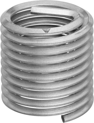 E-Z LOK Coil Threaded Insert for Metal 18-8 Stainless Steel Helical Wire Thread Insert 3/8-16 Internal Threads, 0.750" Length, Pack of 10 in Saudi Arabia