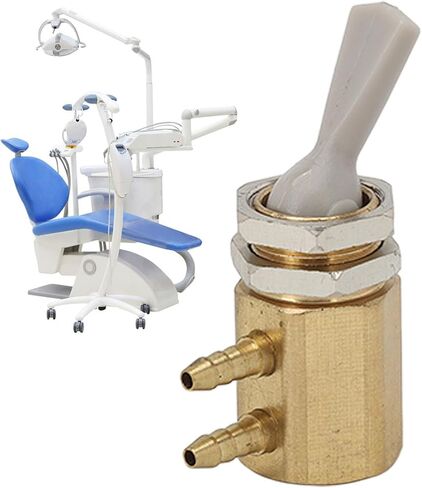 Dioche 4 Holes Dental Chair Unit Foot Valve, Copper Dental Foot Control Pedal Switch Valve Part Accessory, Strong Suction for Stabilization, Accurate Water Pressure Control in Saudi Arabia