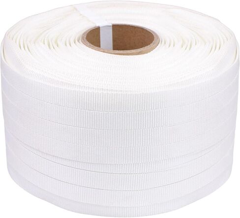 Banding Strapping Kit Pallet Packaging Tool, 3/4" x 985' Woven Cord, 200pcs Metal Buckles, Heavy Duty Tensioner Kit, 3300 lbs Break-Resistant Strength by U.S. SOLID in Saudi Arabia
