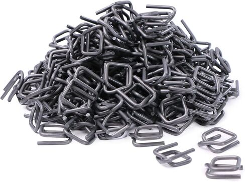 Banding Strapping Kit Pallet Packaging Tool, 3/4" x 985' Woven Cord, 200pcs Metal Buckles, Heavy Duty Tensioner Kit, 3300 lbs Break-Resistant Strength by U.S. SOLID in Saudi Arabia