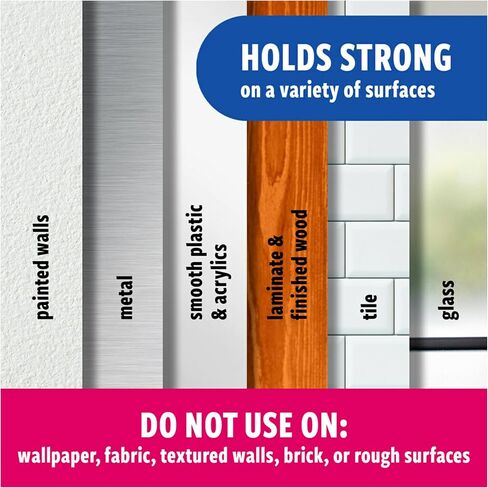 Command Mixed Hooks Pack, 9 Lavender Hooks, 13 strips (2 medium designer hooks, 4 medium indoor strips; 3 small wire hooks, 4 small indoor strips; 4 clear round cord clips, 5 small clear strips) in Saudi Arabia