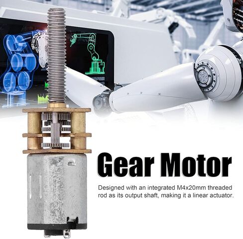 محرك تروس CHICIRIS DC6V، المحرك الخطي أداء مستقر، محرك DC متين يستخدم على نطاق واسع للأماكن الخارجية للمهندس in Kuwait