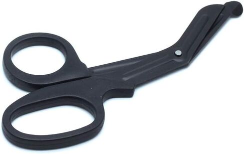 Yoohey مقص جراحي مقص الصدمات للممرضات، 2 قطعة مقص طبي أسود مقص طبي للممرضات والأطباء EMT، قطع الضمادات in Kuwait