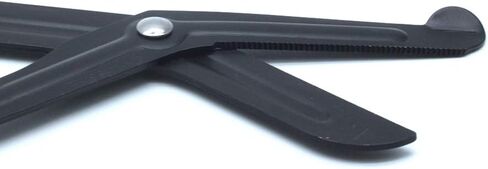 Yoohey مقص جراحي مقص الصدمات للممرضات، 2 قطعة مقص طبي أسود مقص طبي للممرضات والأطباء EMT، قطع الضمادات in Kuwait