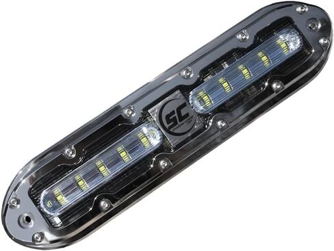 SCM-10 LED Underwater Light, Aqua Green, 316 Stainless w/20' Cable in Saudi Arabia