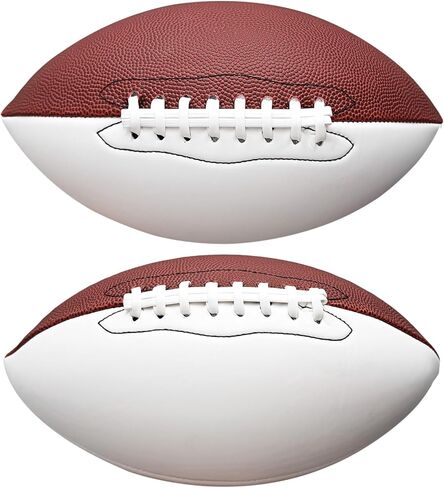كرة قدم كاملة 12 بوصة 3 قطع كرة قدم فارغة مع لوحات بيضاء للتخرج وتوقيع الكأس لعبة الرجبي كرة القدم الأمريكية in Kuwait