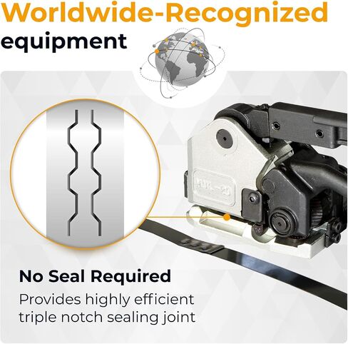 IDL PACKAGING Teknika MUL-20 Heavy Duty Sealless Combination Tool for High Tensile Steel Strapping, Adjustable for 3/4" and 5/8" Strap Width in Saudi Arabia