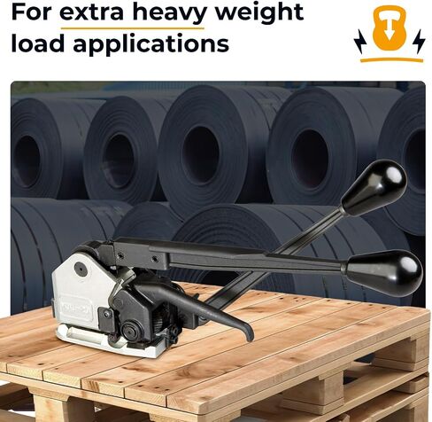 IDL PACKAGING Teknika MUL-20 Heavy Duty Sealless Combination Tool for High Tensile Steel Strapping, Adjustable for 3/4" and 5/8" Strap Width in Saudi Arabia