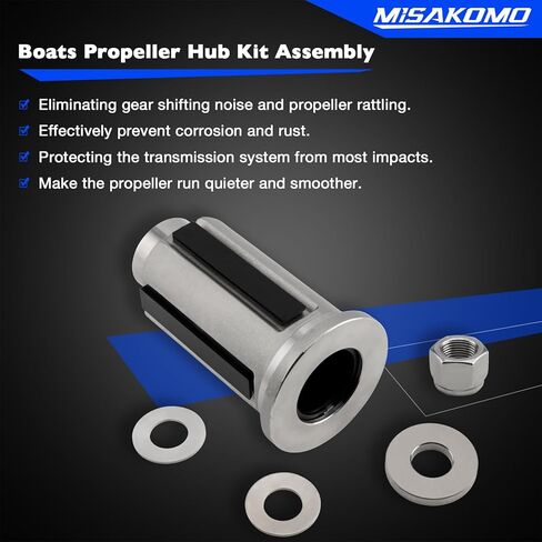 Boats Propeller Hub Kit Assembly Compatible with Mercury Marine Racing Heavy Duty 1.25 Propshafts Replace# 8M0183487 840389K06 840389K5 840389A5 840389A2 840389A1 in Saudi Arabia