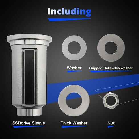 Boats Propeller Hub Kit Assembly Compatible with Mercury Marine Racing Heavy Duty 1.25 Propshafts Replace# 8M0183487 840389K06 840389K5 840389A5 840389A2 840389A1 in Saudi Arabia