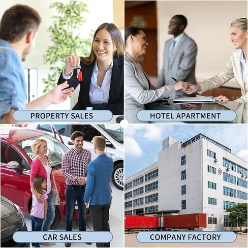 Key Organizer Case,Waterproof Key Binder With 8 Key Hooks and Tags,Portable Key Storage Book for Rental Management Real Estate Sales Hotel Executives and Car Service in Saudi Arabia