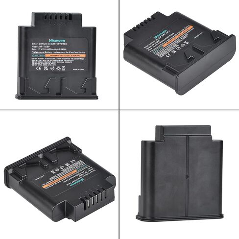 بطارية بديلة Hisewen TiSBP لأجهزة التصوير الحراري Fluke FlexCam وبطارية قابلة لإعادة الشحن 6600 مللي أمبير في الساعة متوافقة مع FLUKE Ti40 Ti45 Ti50 Ti55 TiR2 TiR3 in Kuwait