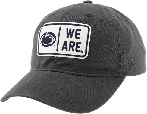 ZHATS Men's Standard NCAA Officially Licensed Hat Scholarship Patch Charcoal Defer in Saudi Arabia