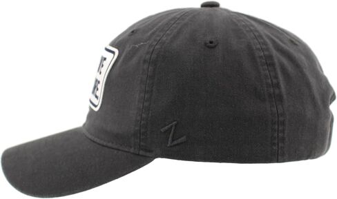 ZHATS Men's Standard NCAA Officially Licensed Hat Scholarship Patch Charcoal Defer in Saudi Arabia