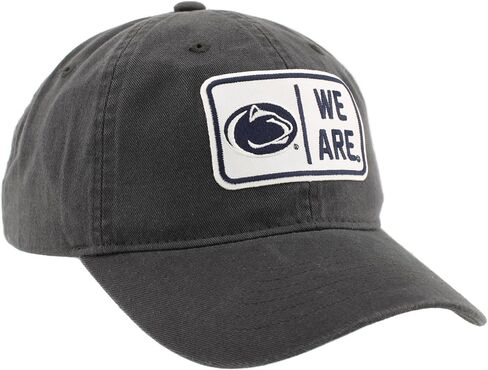 ZHATS Men's Standard NCAA Officially Licensed Hat Scholarship Patch Charcoal Defer in Saudi Arabia