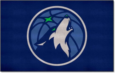 FANMATS 11915 Minnesota Timberwolves Starter Mat Accent Rug - 19in. x 30in. | Sports Fan Home Decor Rug and Tailgating Mat in Saudi Arabia