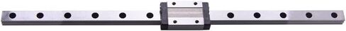 Linear Rail Guide MGN12H 300mm miniature Linear Sliding Guideway with 1PCS Linear Sliding Block for CNC Machine and 3D Printer in Saudi Arabia