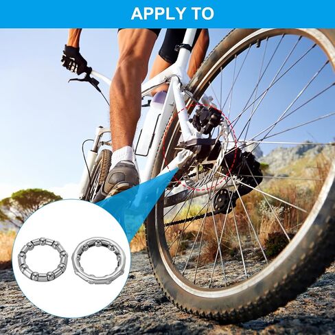PATIKIL Bike Ball Crank Bearing 45mm x 9 Balls, 4 Pack Stainless Steel Bicycle Bearings Replacement Bike Parts Repair Accessories for Bike Front Rear, Silver in Saudi Arabia