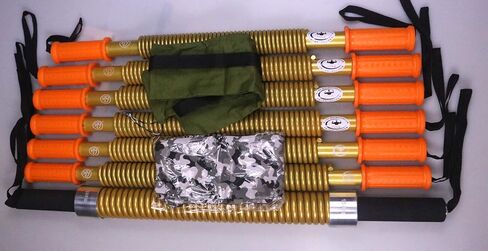 HAOYING Gold Power Twister 100 كجم / 220 رطل قضيب تويستر مزدوج القوة، ذراع شديد التحمل ومقوي لبناء الصدر (100 كجم) in Kuwait