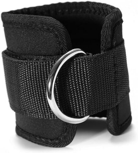 toddmomy 2pcs الدمبل حزام الكاحل دعم الكاحل للرجال الأساور للرجال المعصم الأوزان كابل آلة اللياقة البدنية حبل مرن مجموعة معدات الحماية الأسود ملكة جمال مجعد التفاف الشريط in Saudi Arabia