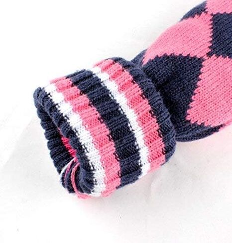 Craftsman Golf Knit Pom Pom 3pcs Headcover Set Vintange Sock Covers for Driver and Woods in Saudi Arabia